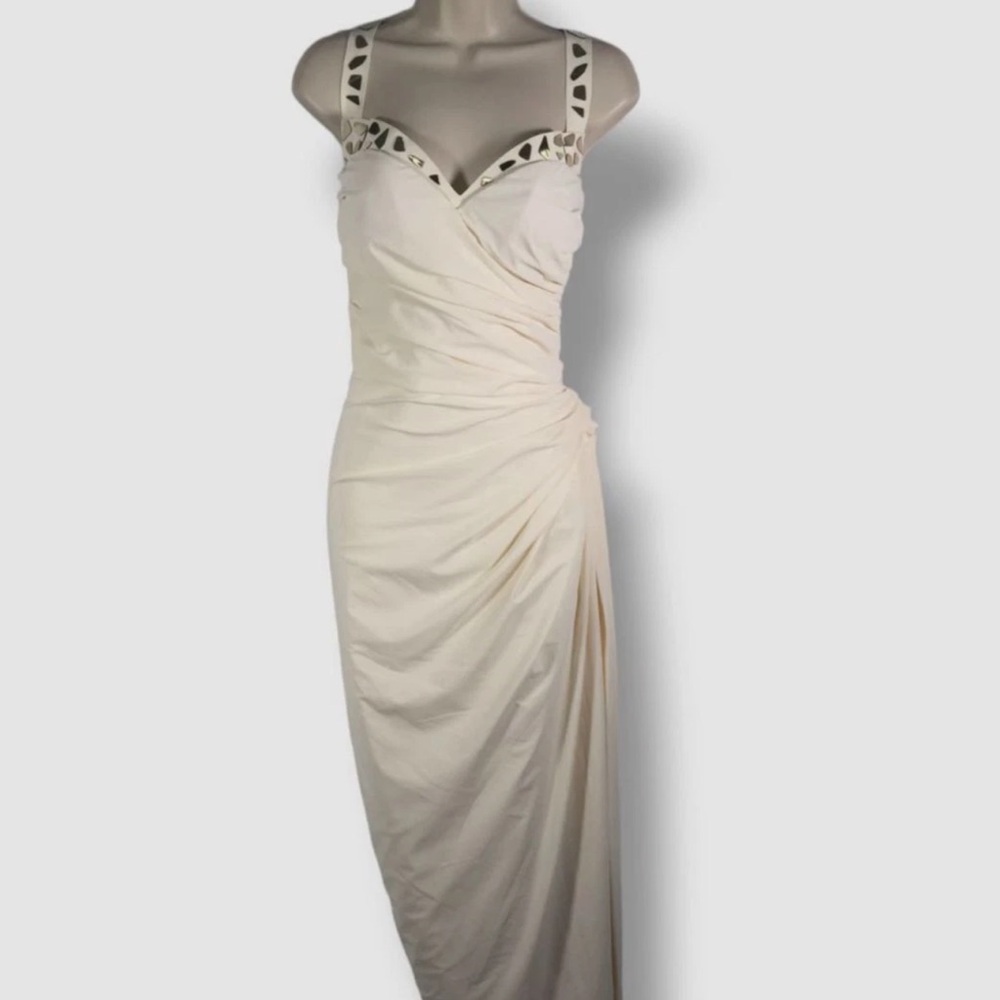 NWT Chiara Boni party ruched maxi dress